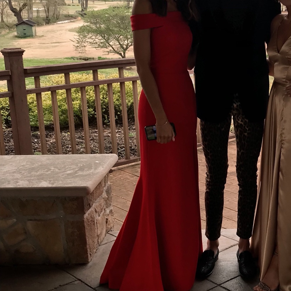 Red Sherri Hill Prom Dress!